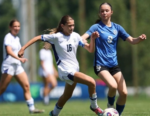 Amit in action for Israel U16