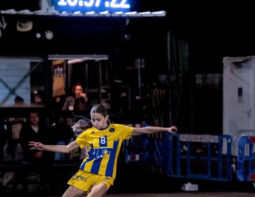 Amit playing for Maccabi Tel Aviv